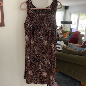 ALFANI CHEETAH PRINT DRESS